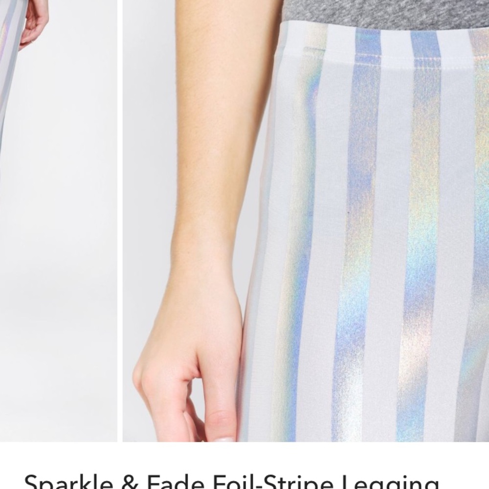 Shiny metallic urban outfitters BDG leggings